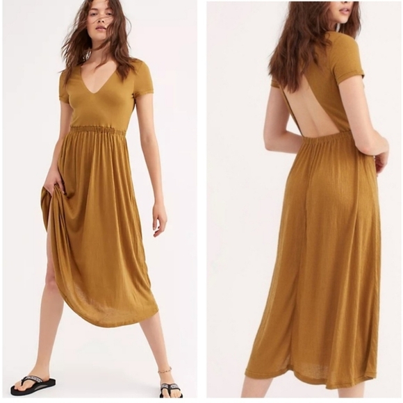 Free People Beach Audrina Maxi dress. Size Medium - Picture 1 of 10